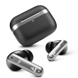 Airdopes 111v2, Leather Finish,4Mics ENx,50HRS Playback,13mm Drivers,Fast Charge Bluetooth Headset-25