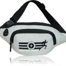 Worldstar Waist Bag Style Travel Pouch Passport Holder with Adjustable Strap [light grey ] Handy Hiking Zip Pouch Document Money Phone Belt Sport Bag-image-37