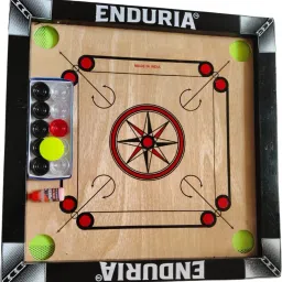 ENDURIA_SMALL CARROM BOARD , BLACK 50 cm Carrom Board-picture-35