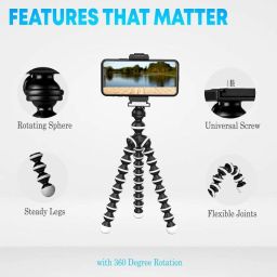 ziup NEW ARRIVAL Gorilla Fully Flexible holder Phone DSLR Action Camera projector Single Gimbal for Mobile image 5