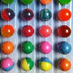 Crazy Bouncy and Jumping Balls Multicolour - (24 Balls Set)-image-10