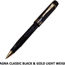 MAGNA CLASSIC BLACK & GOLD LIGHT WEIGHT Roller Ball Pen-image-20