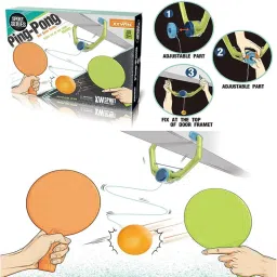 Hanging Table Tennis Ping Pong Ball with FREE EXTRA Ball and 2 Racket Table Tennis Kit-image-68