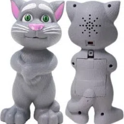 Tom Cat Talking with Wonderful Voice Recording, Musical Toys, Talk Back First hot Toy for Kids (multicolor) (Grey)-9