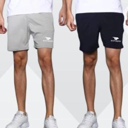 Pack of 2 Solid, Printed Men Multicolor Basic Shorts, Night Shorts, Casual Shorts, Regular Shorts-image-24