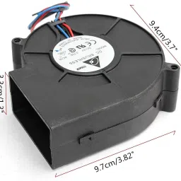 Electronic Spices Delta BFB1012EH DC12V 2.94A Brushless Air Blower Fan With 5A Speed Controller Cooler-19