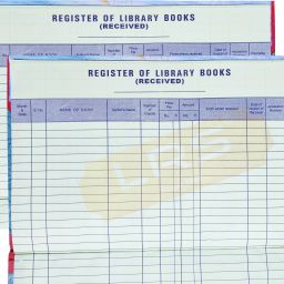 Library Book Receive Register for Schools/Colleges/Libraries - 38 Pages Single 38 Entries Per Page - 75 GSM Ledger paper - Pack of 2 Registers 1-Part Library Record Register-image-57