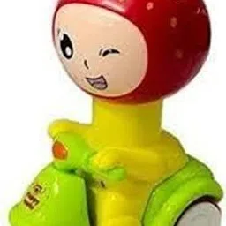 Non-Toxic Fruit Strawberry Push & Pull Along Colorful Press and Go Toy Moto s19-2