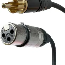 3 Pin XLR Female to RCA Male (XLR to RCA Patch Cable) XLR RCA Microphone Cable Straight XLR Patch Cable-picture-20
