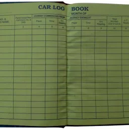 accounts Motor Vehicle Log Book (Car Log Book) Short Handy Size - Copy Size - Hard Bound - 20 x 16 cm Motor Vehicle Log Book (Car Log Book) Short Handy Size - Copy Size - Hard Bound - 20 x 16 cm 1-Part Short Handy Size image 2