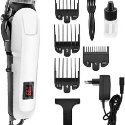 Xyntac Rechargeable Professional Hair Clipper Unique Switching Mode FullyTrimmerJ Trimmer 180 min Runtime 4 Length Settings-image-87