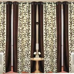 274 cm (9 ft) Polyester Semi Transparent Long Door Curtain (Pack Of 4)-image-58