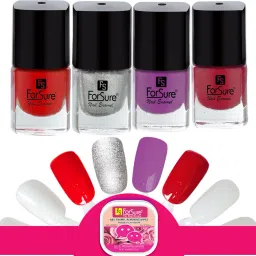 Trendy Premium Quick Dry Gel Nail Polish Nail Art Combo Pack (5ml Each)-image-39
