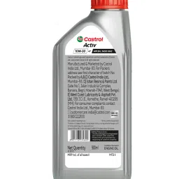 castrol Activ 10W-30 4T 3X Protection with Actibond Technology for Bikes|API SN & JASO MA2 Synthetic Blend Engine Oil image 4