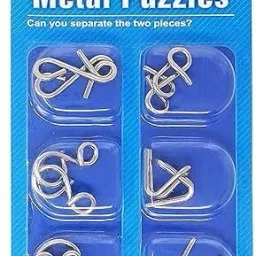 Brain Teaser Metal Puzzles, Metal Puzzle Toys for Gift, Disentanglement Puzzle-picture-17