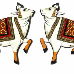 Pichwai Decorative Cow MDF Cutout Design For DIY 5 INCH Pack of 6-image-83