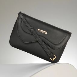 Black Women Sling Bag Black Clutch-image-101