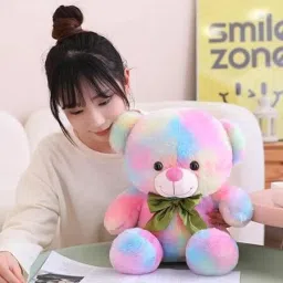 Rainbow Colored Huggable Teddy Bear | 30 cm | Plushie Soft Toys for Kidsytyt469- 30 cm-image-31