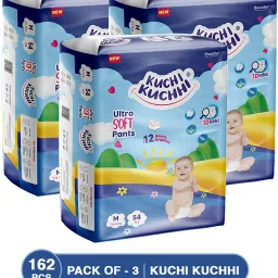 Premium super soft baby diaper with a 3D bubble top (Pack of 3) - M-21