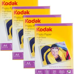 Photo Paper A4 (210x297mm) 180 GSM High Glossy Water Resistant Instant Dry For All Inkjet Printers 80 sheets Unruled A4 180 gsm Photo Paper-image-21