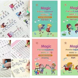 Magic Tracing Book with Reusable Erasable Pen for Calligraphy-image-44