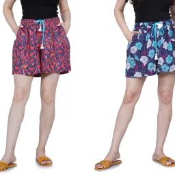 Pack of 2 Floral Print Women Boxer-image-38