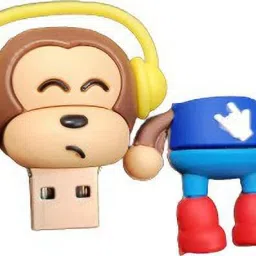 PANKREETI PDT287 Monkey Cartoon Designer 32 GB Pen Drive Compatible with Netbook, Gaming Console, Desktop Computer, Television, Laptop USB 2.0 Rubber Case image 2