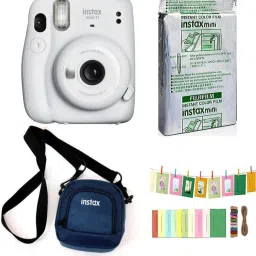 FUJIFILM Instax Mini 11 Instant Camera Mini 11 Instant Camera with 10 sheets film roll + camera case + bunting1 Instant Camera-picture-12