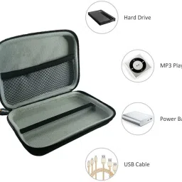 alexvyan Pouch for Seagate Backup Plus Slim 1TB 2TB External Hard Disk Drive Casing Case Cover Enclosure Bag Sleeve image 3