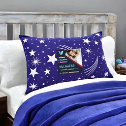 villagers Polyester Fibre Abstract Sleeping Pillow Pack of 1-picture-10