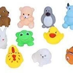 Cute Soft Rubber Float Squeeze Sound Baby Bath Play Chuchu Animals Toys-image-57