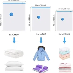 5Pack Vacuum Compression Storage Bags With Pump,Space Saver Sealer Bag ND307 Travel Storage Vacuum Bags-image-33