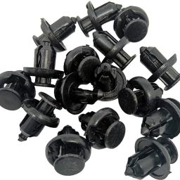 7mm Universal Plastic Screw Clips for Car Bumper Mudguard(Pack of 30) Fastener-24