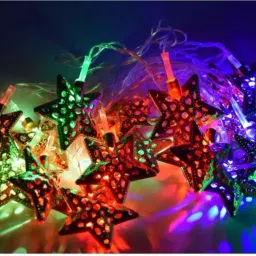 HARSISHMA Golden Star Led String Light Chain Plastic Light Hanging Chain Rod-image-37