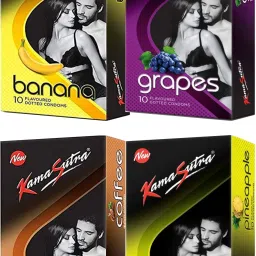 Banana Grape Coffee Pineapple Flavour Condom-image-82