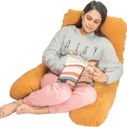 2 in 1 U Shaped Pregnancy & Feeding Pillow for Back and Belly Support Cotton Solid Pregnancy Pillow Pack of 1-7