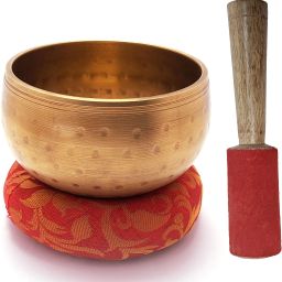 Tibetan Singing Bowl Set 3.5 Inch Antique Finish Hammered Design Meditation Bowl Singing Bowl-image-97