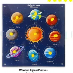 Montessori Wooden Puzzle Board of Outer Solar System Puzzle Blocks for Kids-11