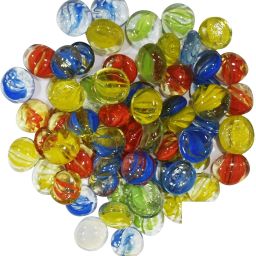 Pebbles Stone for Glass Filler, vase Fillers and Home Garden Decor( 2KG )GLSSPBBLE-15 Polished Round Marble Pebbles-7