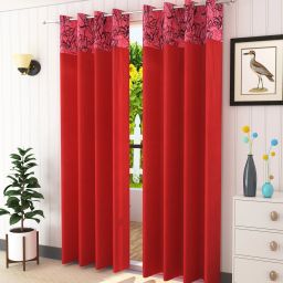 244 cm (8 ft) Polyester Room Darkening Long Door Curtain (Pack Of 2)-image-25