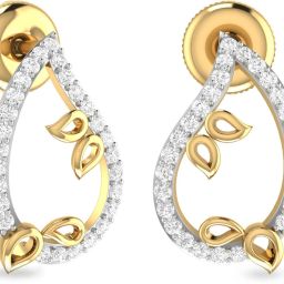 PC Jeweller The Sterlyn Yellow Gold 22kt Stud Earring-image-73