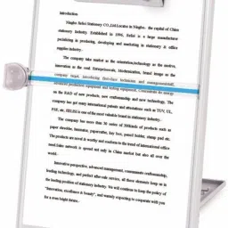 Document Holder for Easy Viewing Positions with Adjustable stand and Line Guide-10
