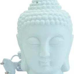 Electric Buddha Aroma Diffuser Fine Quality Porcelain With Light/ Heat Regulator Big Size 9x9 inch Night Lamp-image-7