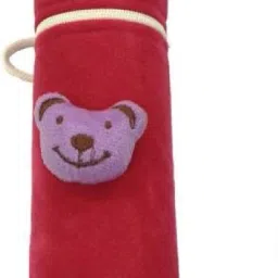 New Born Baby Soft Velvet Milk Feeding Bottle Zip Cover with Attractive Cartoon on The Front Suitable for 240ml-image-57
