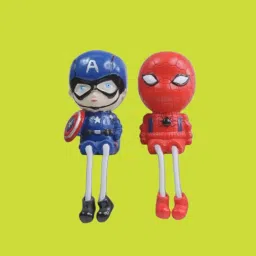 Cute Dolls with Mask Hanging Legs Showpiece#010 Decorative Showpiece - 3 cm-image-49