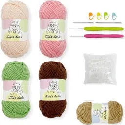 5 PCS Crochet Thread , Soft Thread for Crocheting-image-35