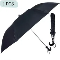 amaco Black Umbrella 2 fold Auto Open Polyester Umbrella UYH 44 Umbrella-picture-6