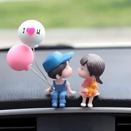 1 Car Dashboard Accessories Cute Cartoon Couples Action Figure Car Dashboard Cover-18