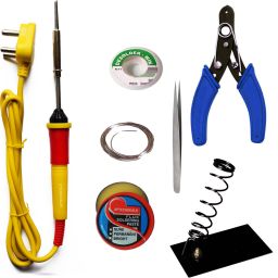 Beginners 6 in 1 Economy Soldering iron Kit/electric Soldering iron kit 7in1 Beginners 6 in 1 Economy Soldering iron Kit/electric Soldering iron kit 7in1 25 W Simple-0