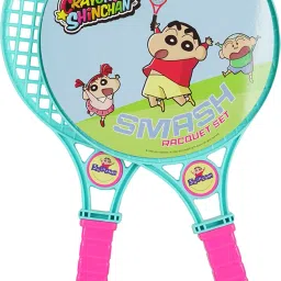 Crayon Shinchan Smash Racquet-Multicolor Multicolor, Multicolor Strung Badminton Racquet-image-34